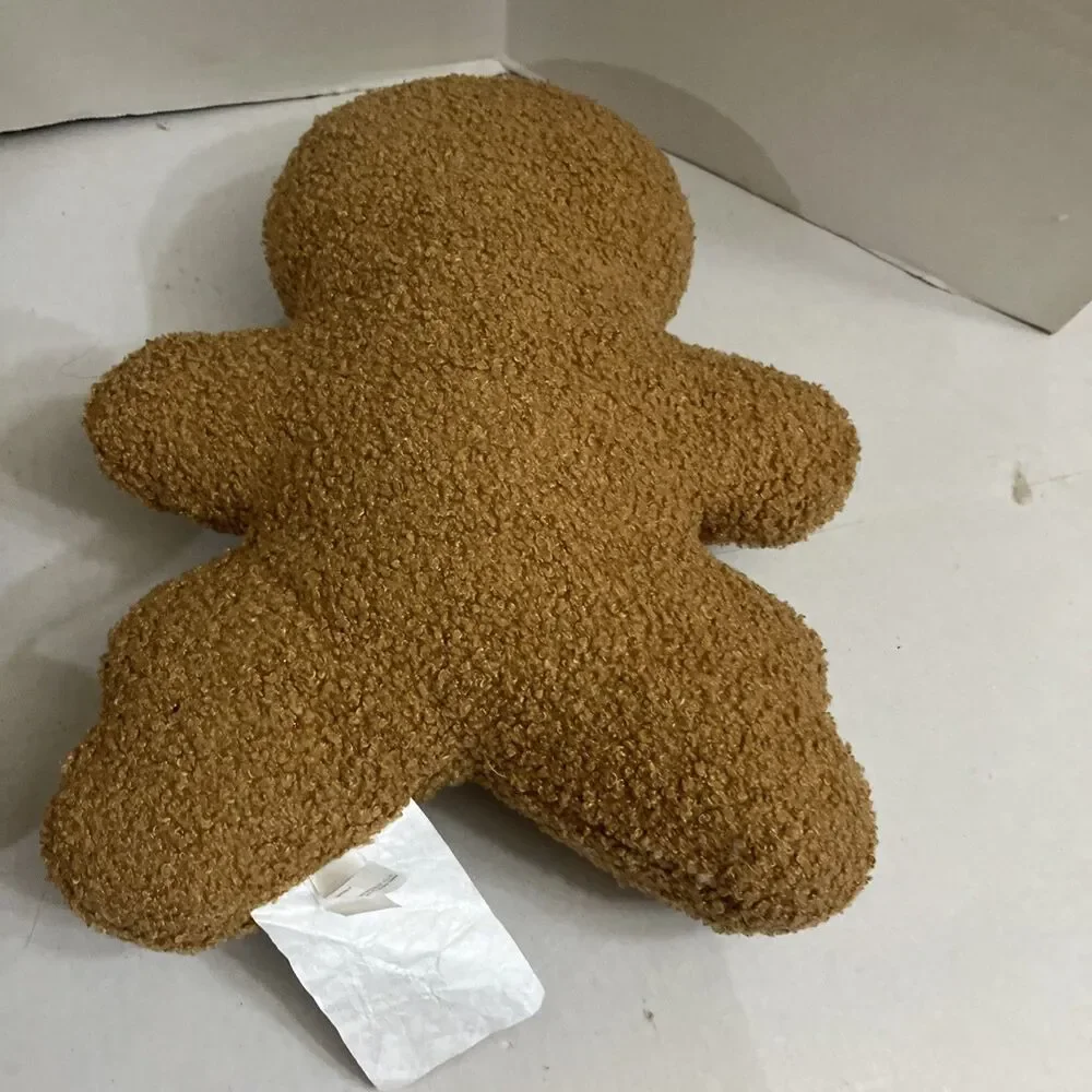 Mixed Lot Of Gingerbread Pillow Plush Christmas Cookie Decor Ms Spice